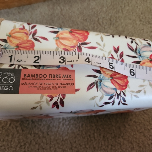 Halloween canisters set of 3 fall pumpkins bamboo - Picture 4 of 10